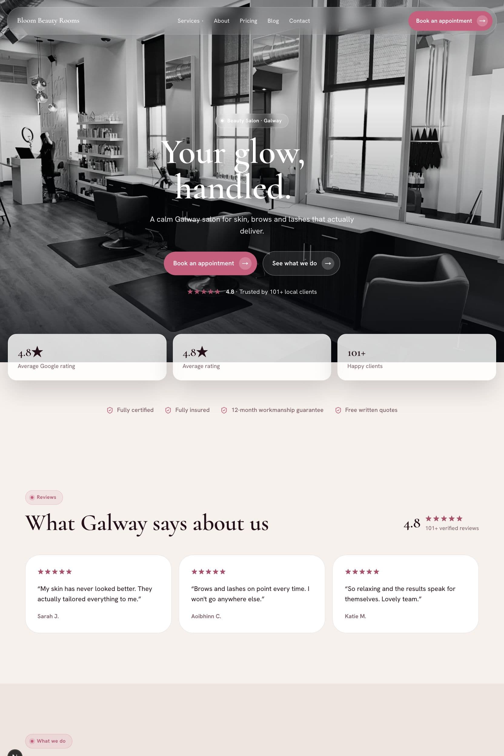 Generated spa website for Kilkenny