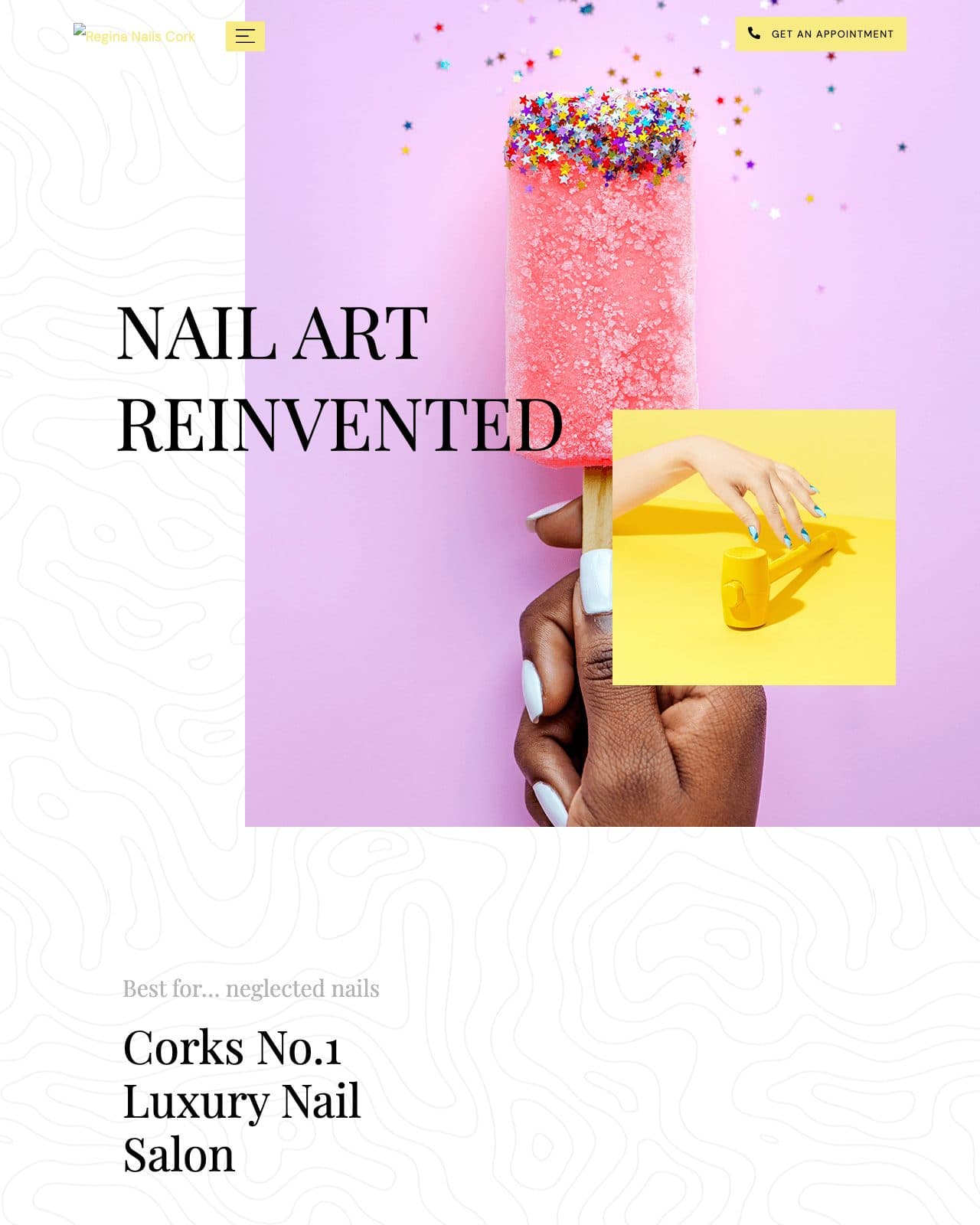 Regina Nails website by Webnua