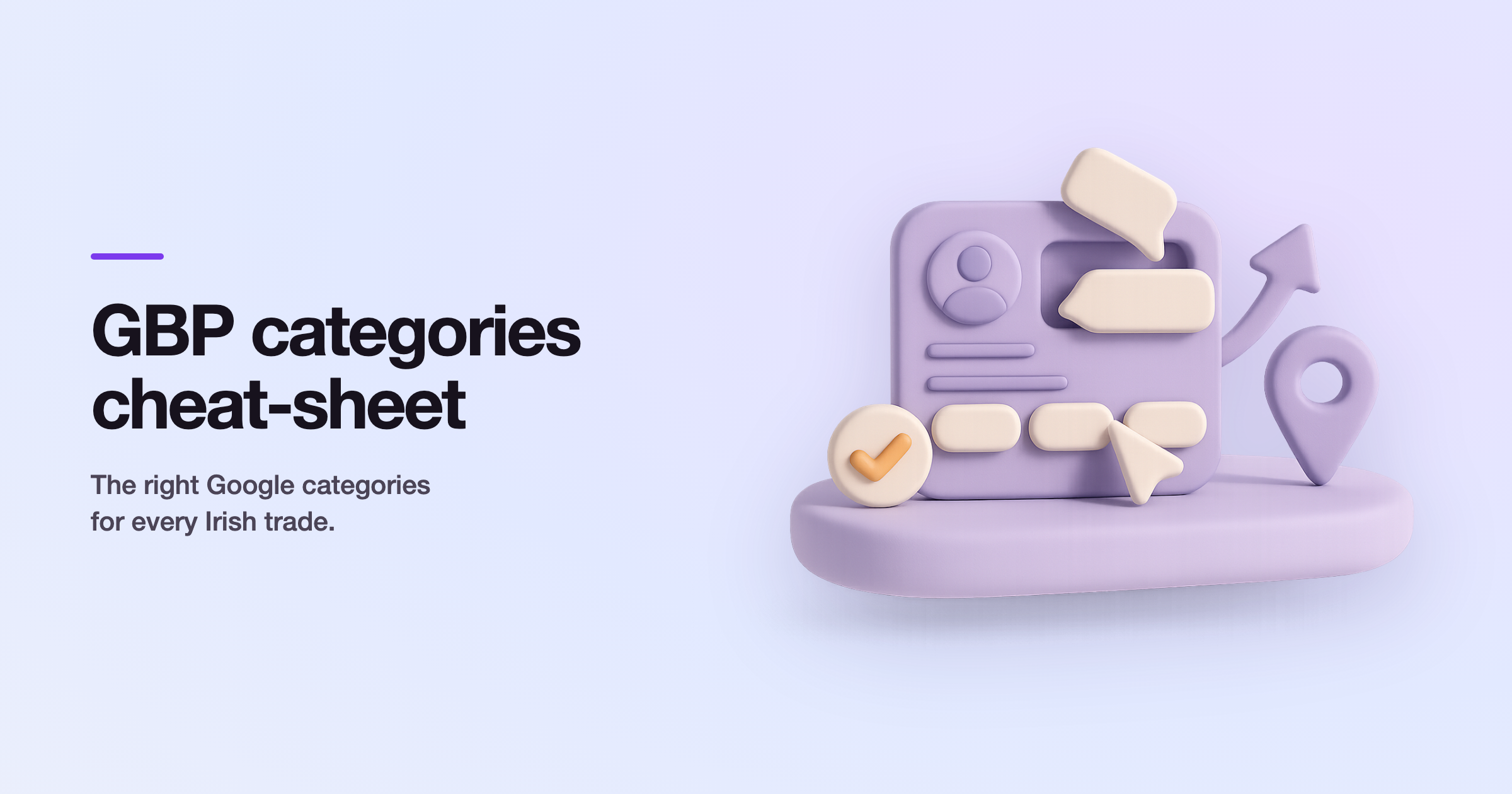 GBP Categories for Irish Trades: The Complete Cheat-Sheet (2026)