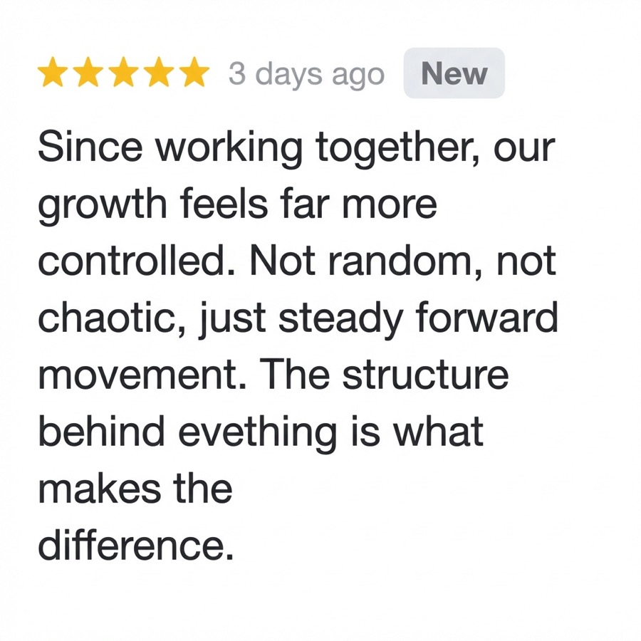 Client review screenshot