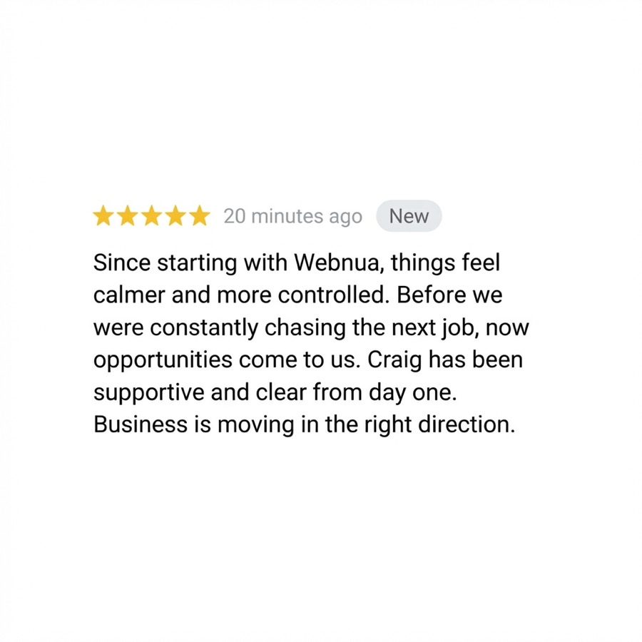 Client review screenshot